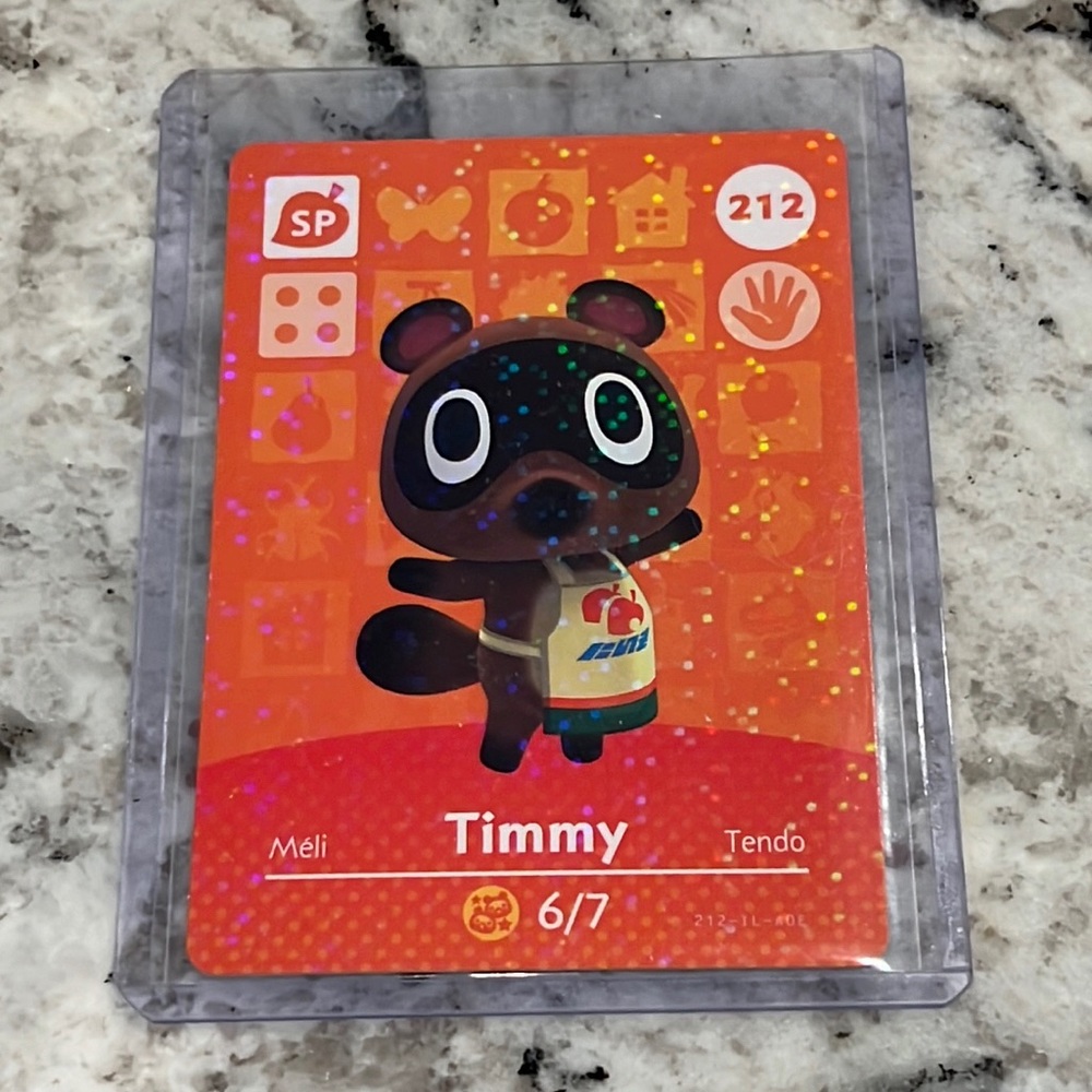 Animal Crossing - Timmy Amiibo card Nintendo